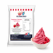 Raspberry Sherbet Soft Serve Mix pack with creamy raspberry soft serve in a bowl, perfect for dessert shops and events.