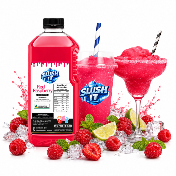 Red Raspberry Slush / Slushie Mix Bottles