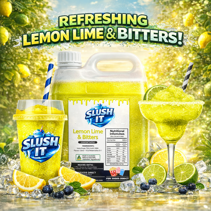 Lemon Lime & Bitters Slush / Slushie Mix Bottles