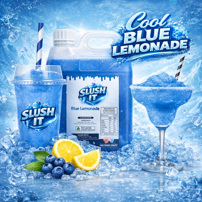 Blue Lemonade Slush / Slushie Mix Bottles