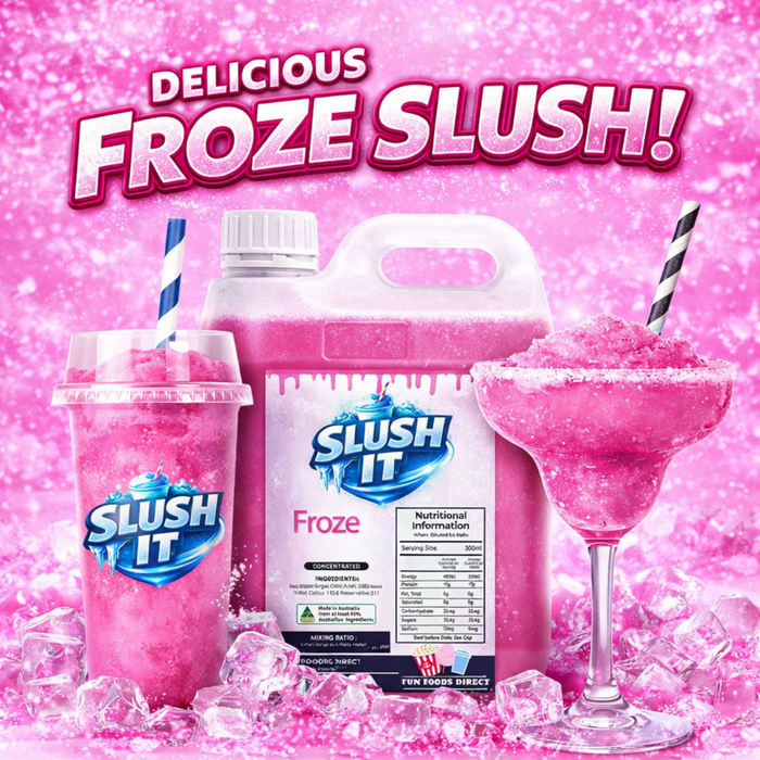 Froze Slush / Slushie Mix Bottles