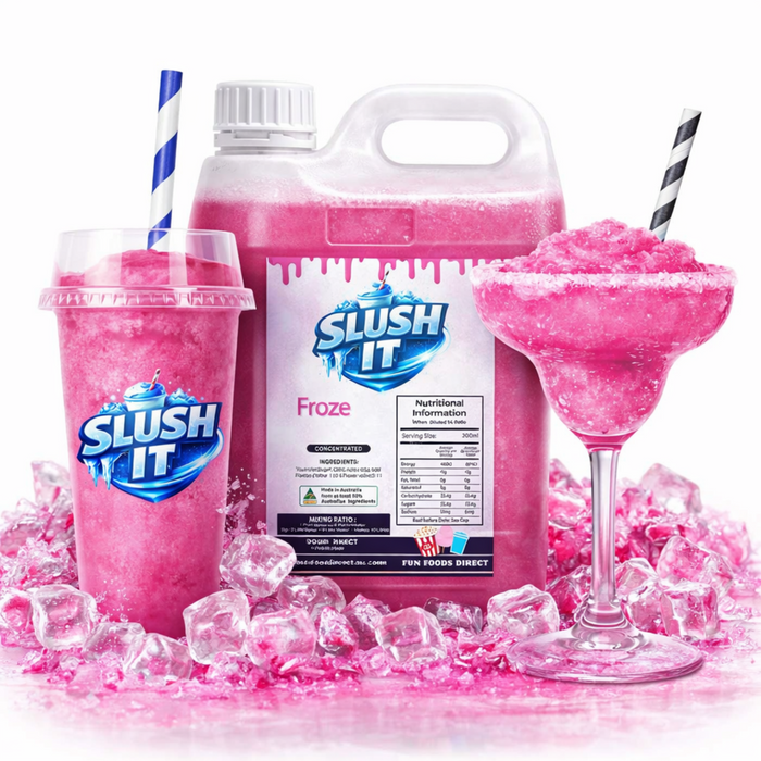 Froze Slush / Slushie Mix Bottles