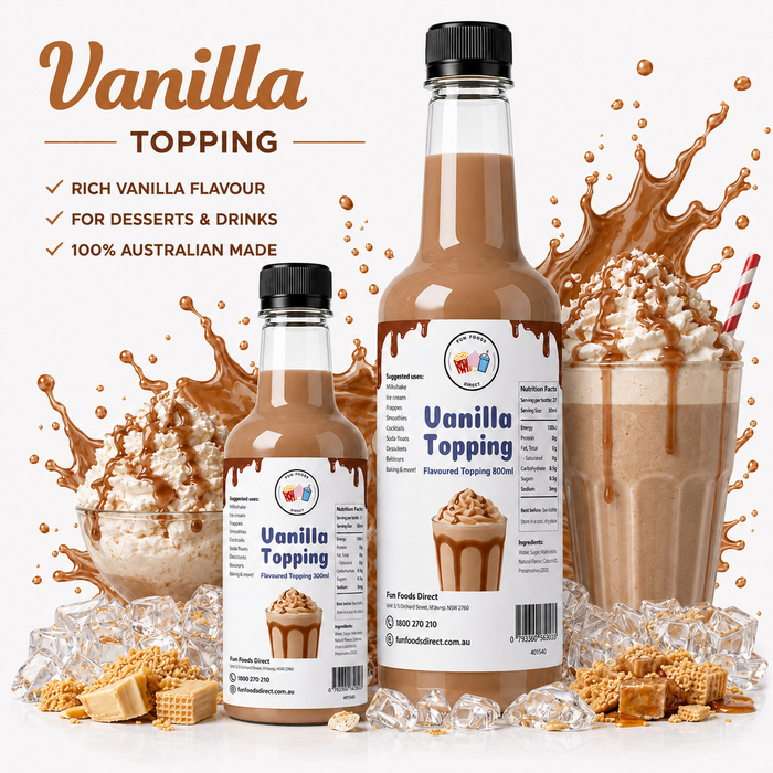 High Quality Vanilla Milkshake Toppings
