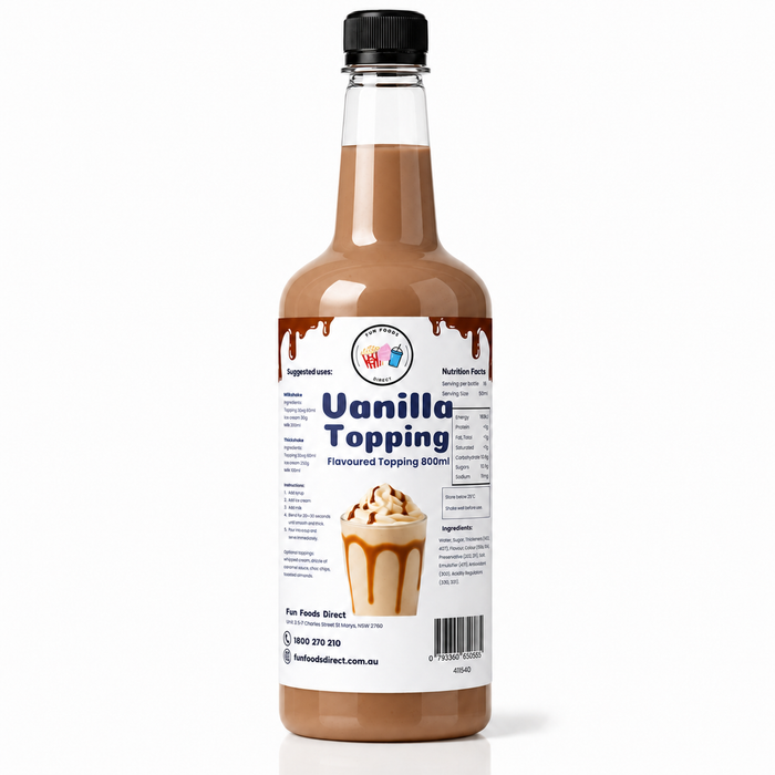 High Quality Vanilla Milkshake Toppings