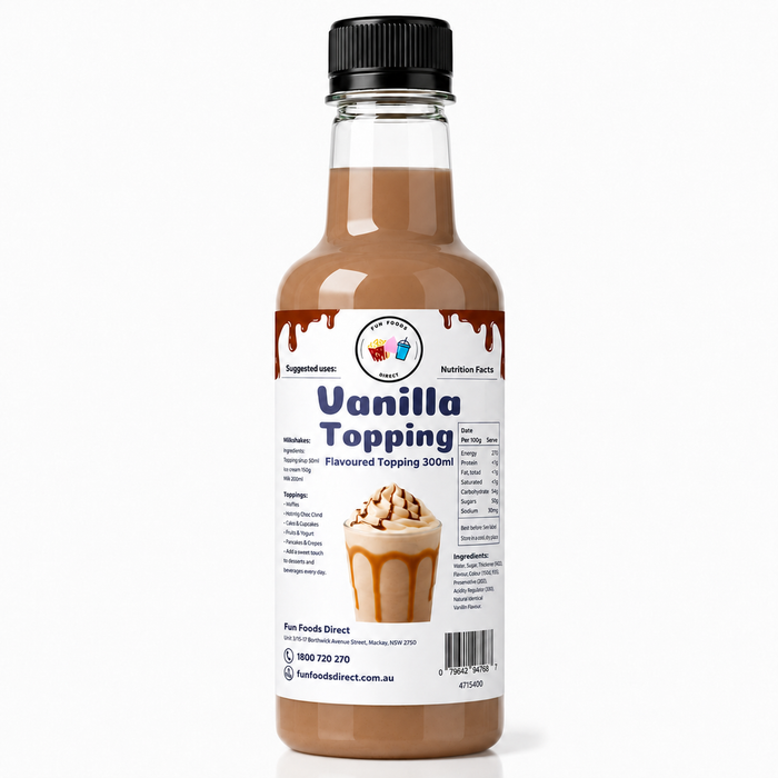High Quality Vanilla Milkshake Toppings