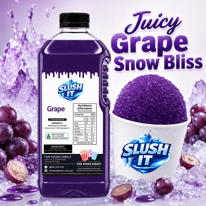 Grape Sno Cone Flavour 2L Bottle