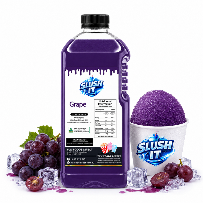 Grape Sno Cone Flavour 2L Bottle