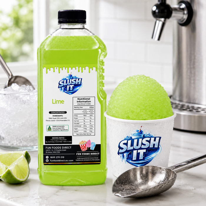Lime Sno Cone Flavour Bottle 2L