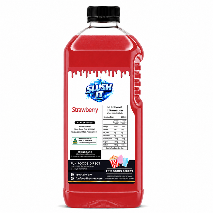 Strawberry Cordial Mixes 2L