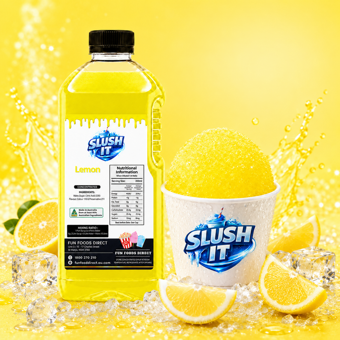 Lemon Sno Cone Flavour 2L Bottle