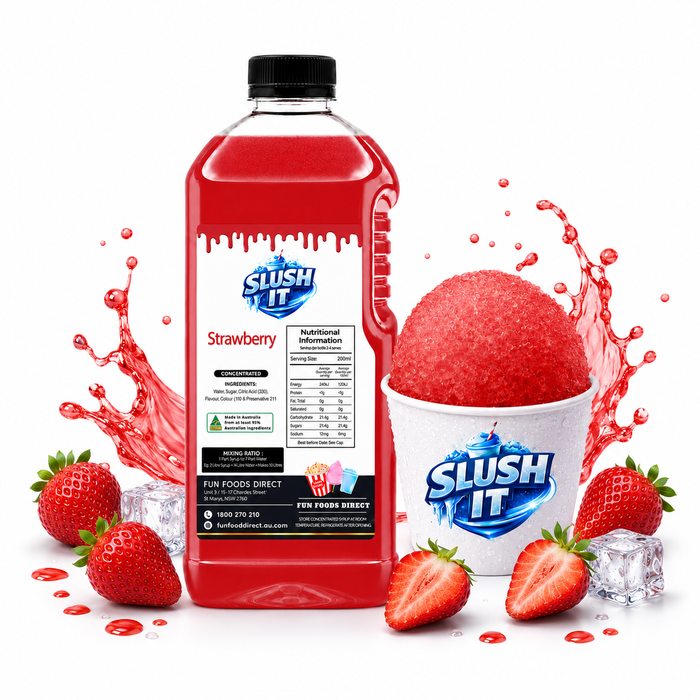 Strawberry Sno Cone Flavour Bottle 2L