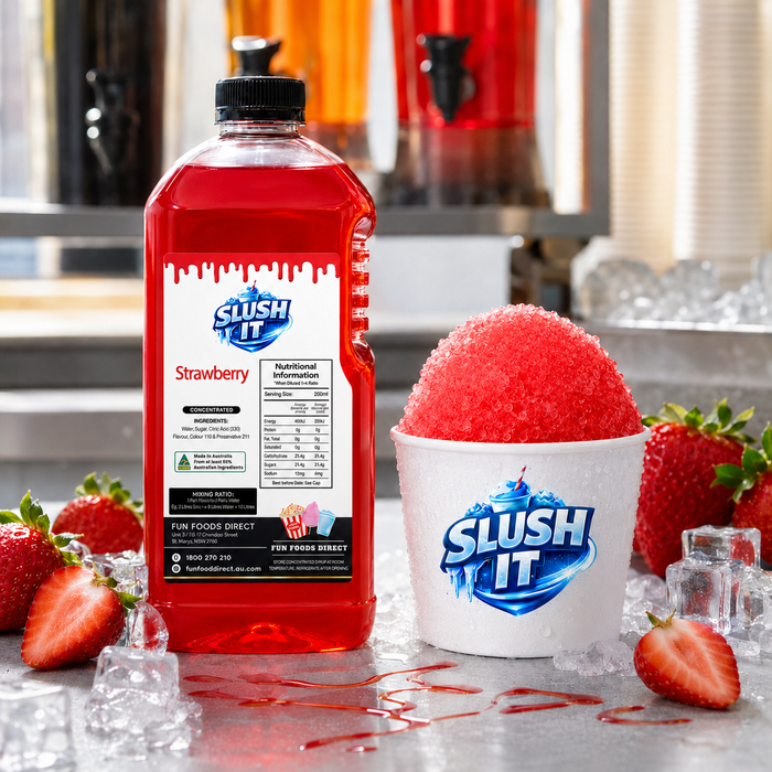 Strawberry Sno Cone Flavour Bottle 2L