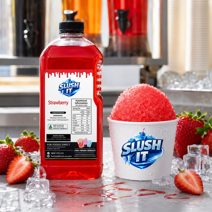 Strawberry Sno Cone Flavour Bottle 2L