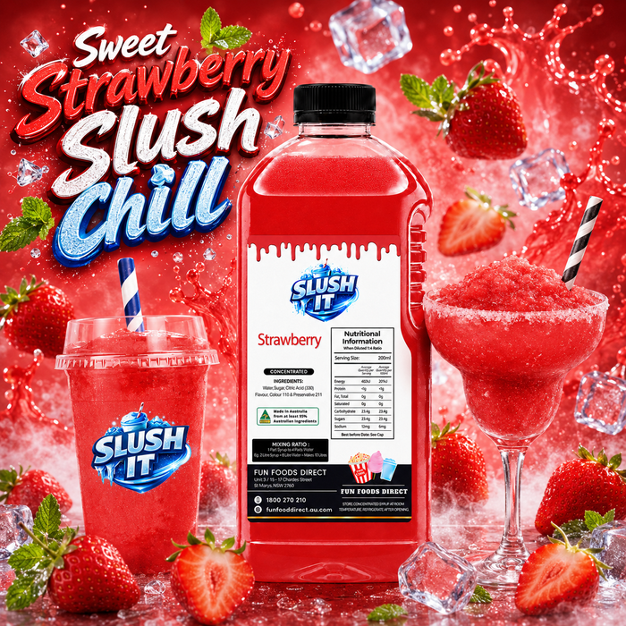 Strawberry Slush / Slushie Mix Bottles