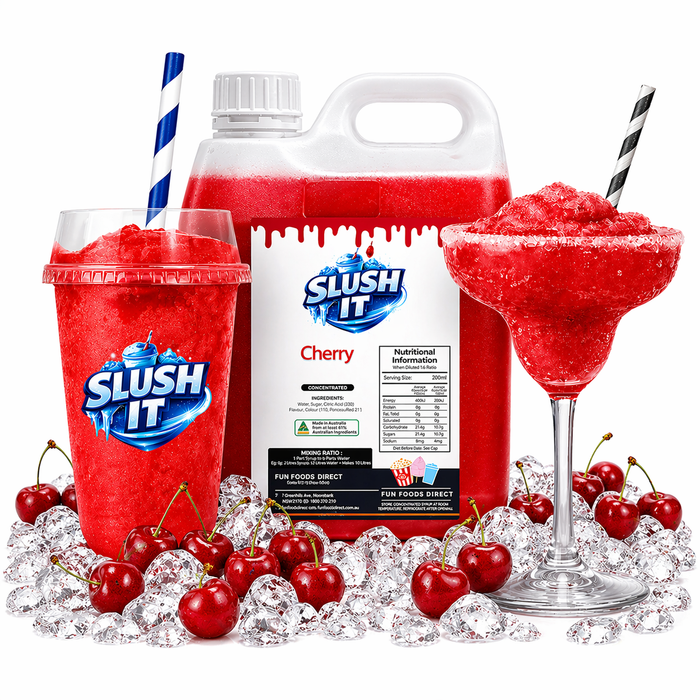 Summer cherry slushy Cherry Flavour – Limited Time Only!