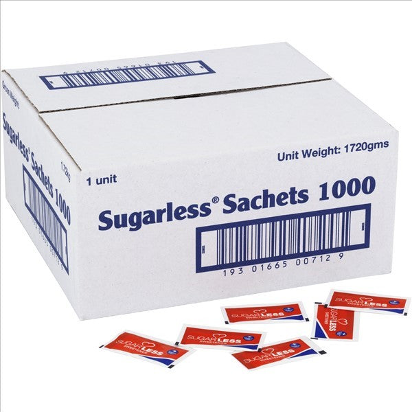 Sugarless Single Serve Sweetener Sachets 1000’s