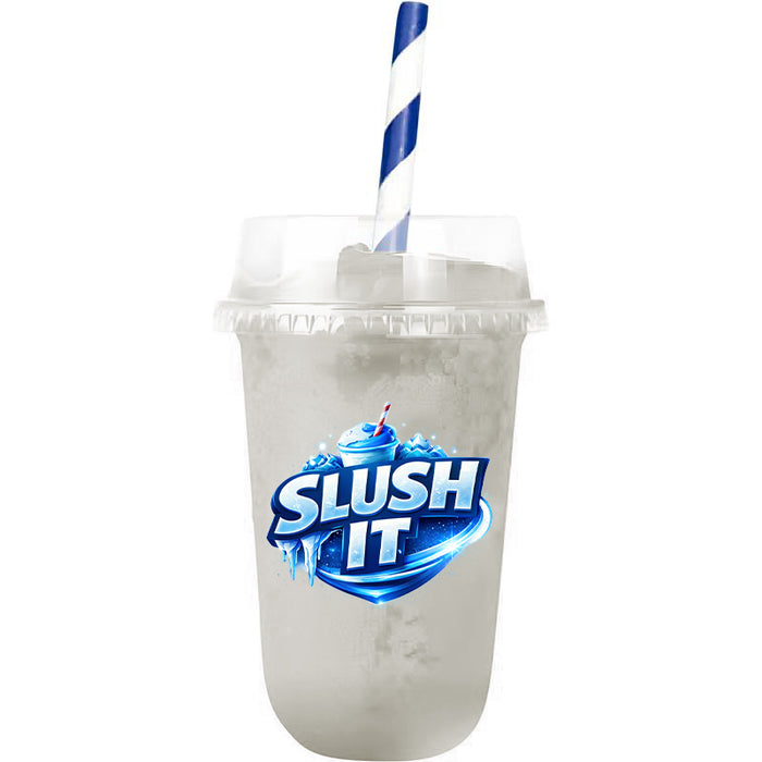 Traditional Clear Lemonade Slush / Slushie Mix Bottles