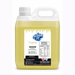 Tropical Snow Cone Syrup 2L bottle with vibrant yellow contents, featuring nutrition label and branding, perfect for icy treats.