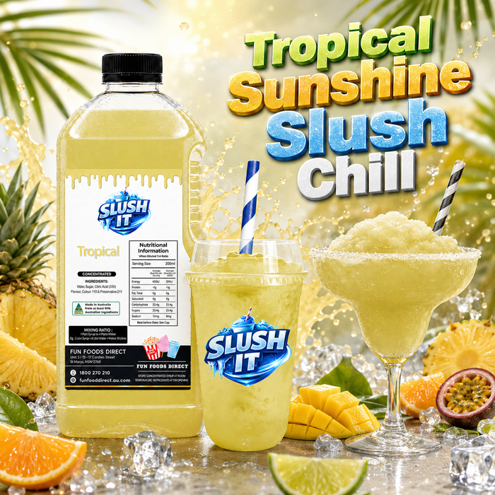 Tropical Slush / Slushie Mix Bottles