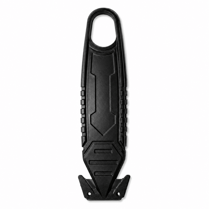Universal Safety Edge Box & Crafts Cutter in black designed for safe packaging tasks.