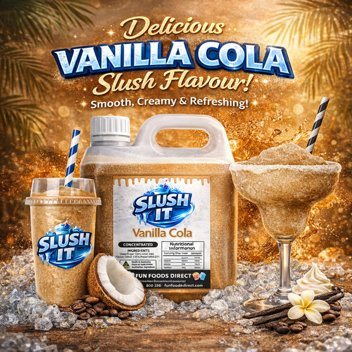 Vanilla Cola Slush / Slushie Mix Bottles