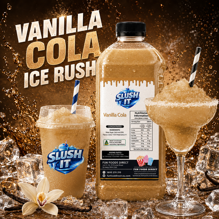 Vanilla Cola Slush / Slushie Mix Bottles