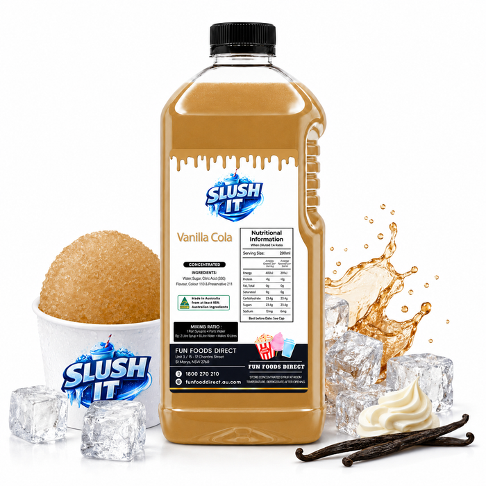 Vanilla Cola Sno Cone Flavour Bottle 2L