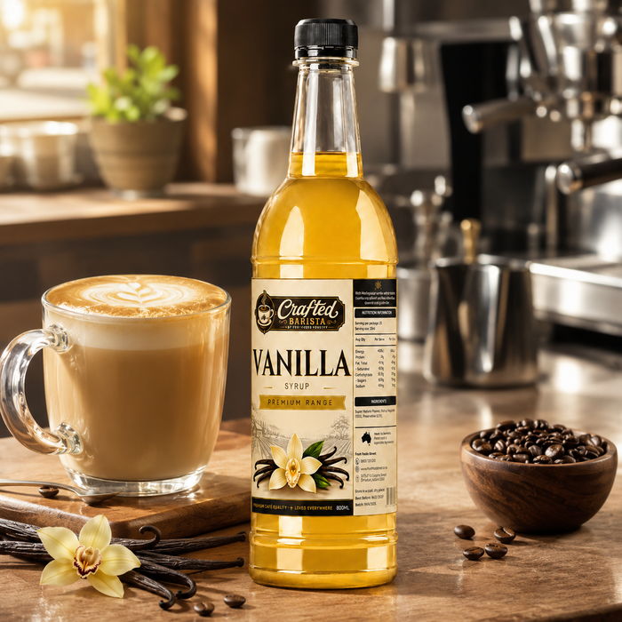 Vanilla Syrup Premium Range 800mL | Rich Vanilla Flavour