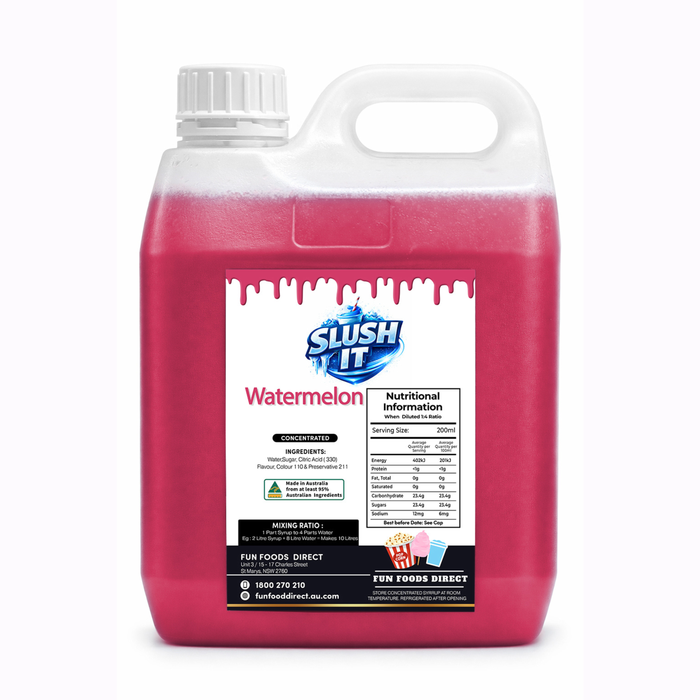 Watermelon Cordial Mixes 2L
