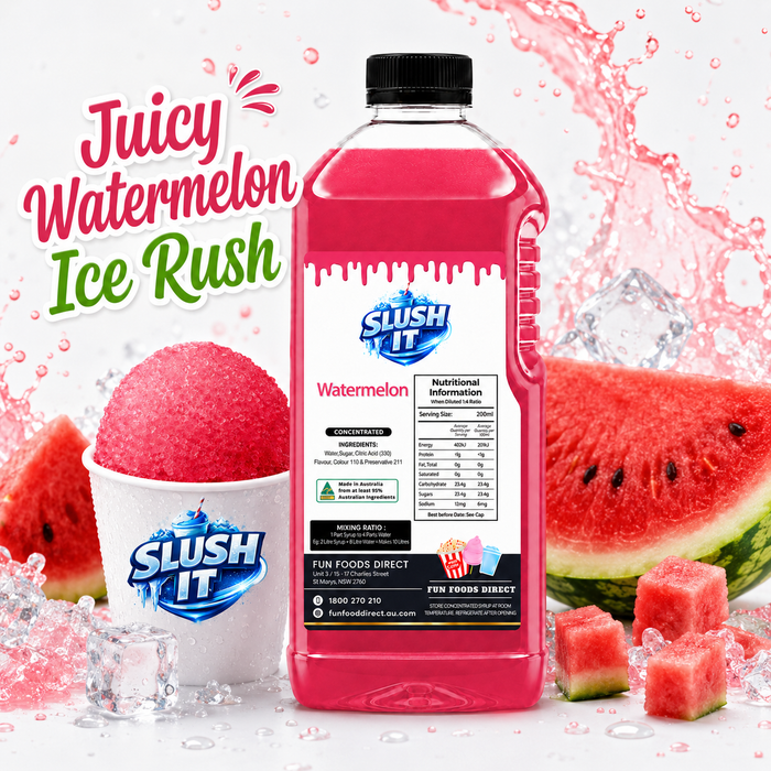 Watermelon Sno Cone Flavour Bottle 2L