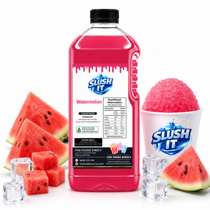 Watermelon Sno Cone Flavour Bottle 2L