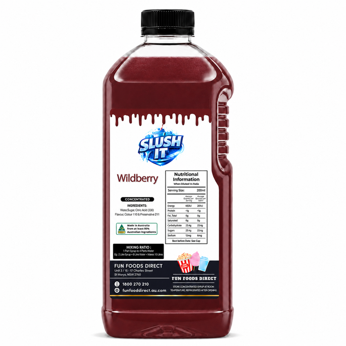 Wildberry Sno Cone Flavour Bottle 2L