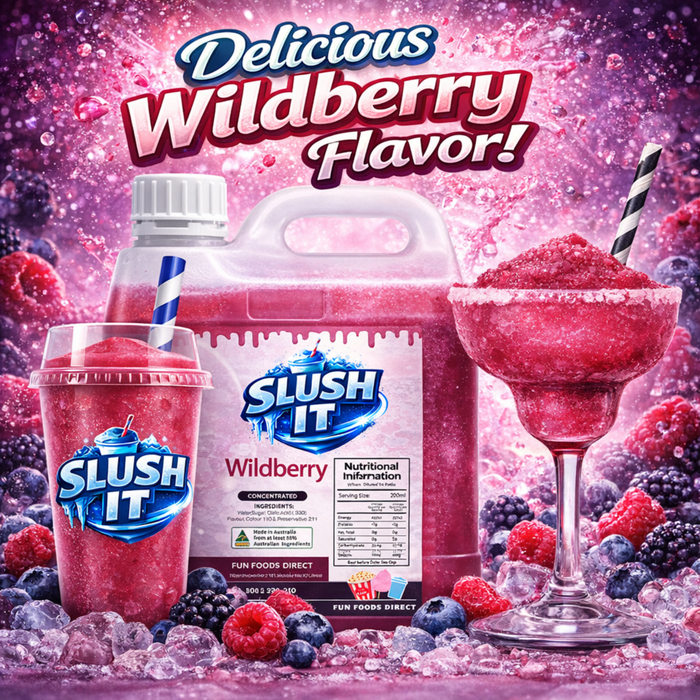 Wildberry Slush / Slushie Mix Bottles