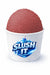 Delicious wildberry snow cone syrup slush in a cup with condensation, perfect for refreshing summer treats.