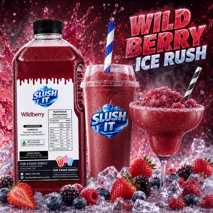 Wildberry Slush / Slushie Mix Bottles
