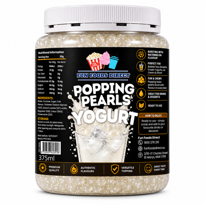 Popping Pearls Yogurt  – 375ML