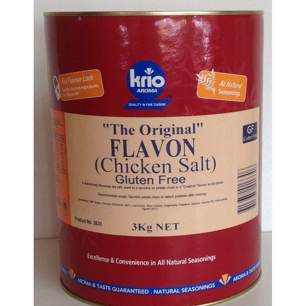 Krio Krush Original Flavon Chicken Salt 3kg - Padstow Food Service  Distributors