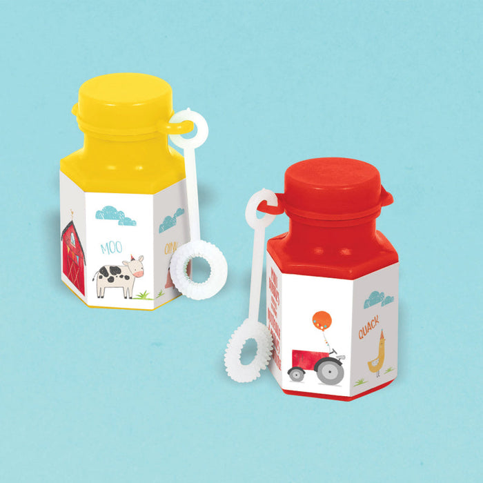 Barnyard Birthday Mini Bubble Favors