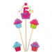 #5 CUPCAKE BIRTHDAY PICK CANDLE