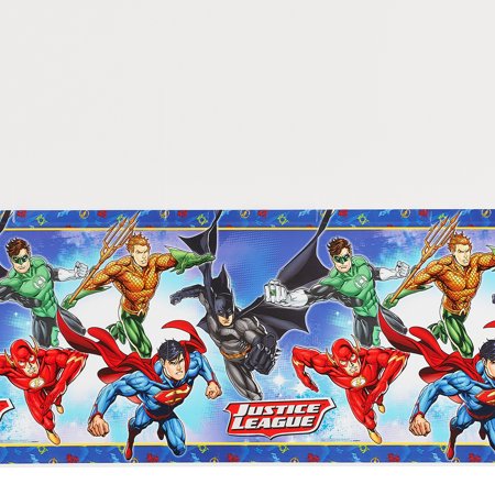 Justice League Birthday Table Plastic Cover