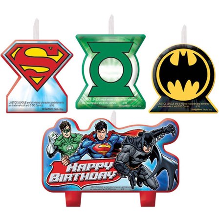 Justice League Candle Cake Set