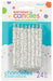 BIRTHDAY CANDLES LARGE SPIRAL GLITTER WHITE