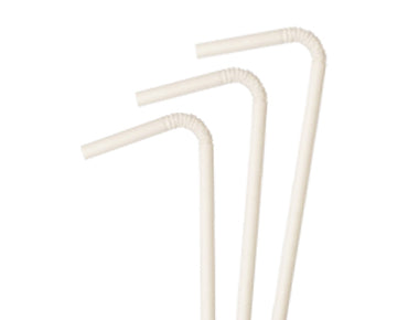 Paper Straws 205 x 6mm Pack of 250