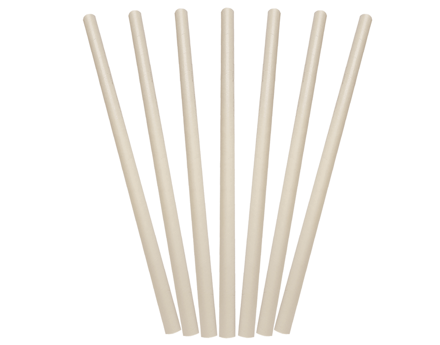 Paper Straws 205 x 6mm Pack of 250