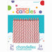 CANDY STRIPE CANDLE PINK