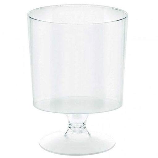 MINI CATERING TINY PEDESTAL CUPS CLEAR PLASTIC