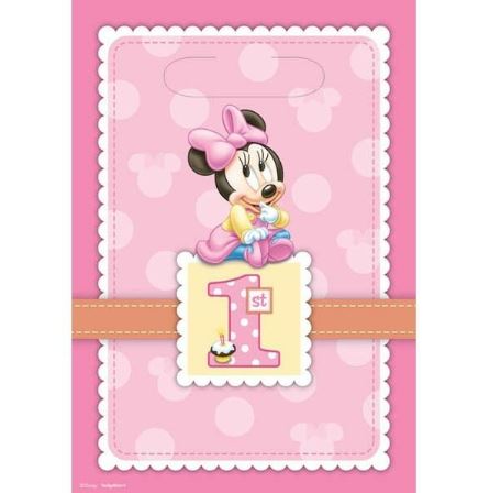 Minnie 1st Birthday Loot Bags