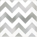 PREMIUM CHEVRON SILVER HOT-STAMPED BEVERAGE NAPKINS