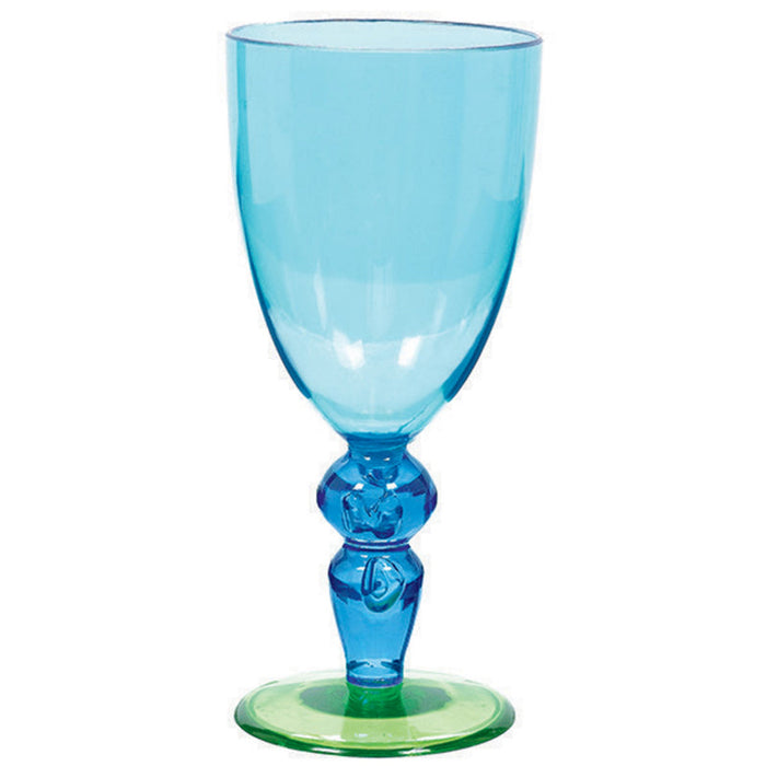 Blue Wine Cocktail Glass