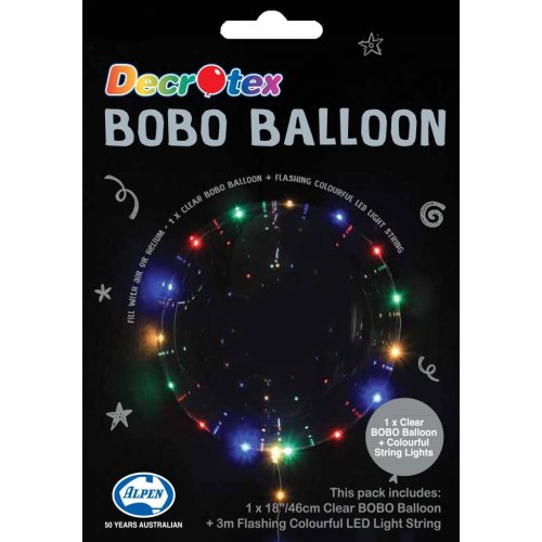 BOBO Clear LED Light String Balloon